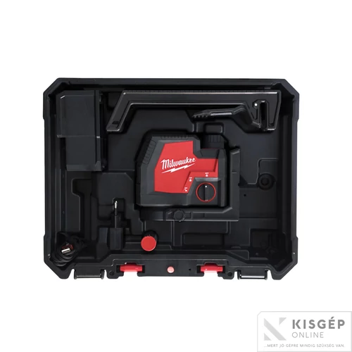 Milwaukee L4 CLLP-301C USB ÚJRATÖLTHETŐ ZÖLD KERESZTVONAL- ÉS PONTLÉZER