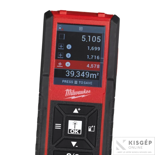 Milwaukee LDM45 TÁVOLSÁGMÉRŐ LÉZERES 45 M