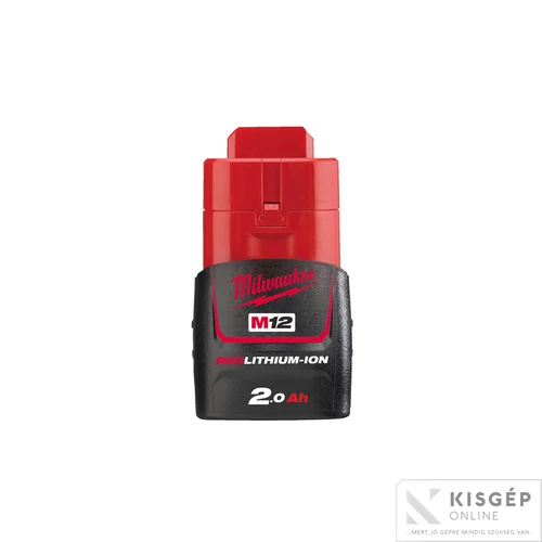 Milwaukee M12 B2 REDLITHIUM-ION AKKUMULÁTOR  12 V, 2,0 AH