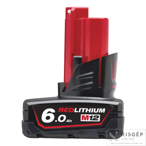 Milwaukee M12 B6  REDLITHIUM-ION AKKUMULÁTOR  12 V, 6,0 AH