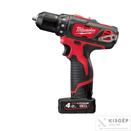 Milwaukee M12 BDD-402C akkus fúró-csavarozó