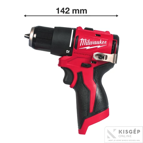 Milwaukee M12BLPDRC-0 M12™ kompakt szénkefe nélküli ütvefúró-csavarozó