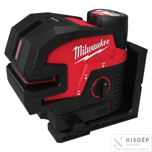 Milwaukee M12CLL4P-301C ZÖLD KERESZTVONALAS LÉZER 4 PONTTAL