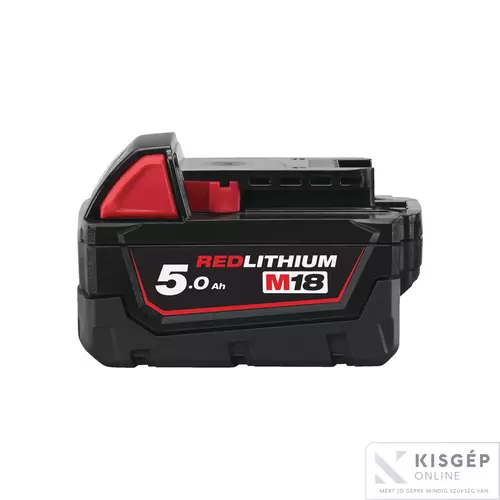 4932430483 Milwaukee M18 B5  REDLITHIUM-ION AKKUMULÁTOR 18 V 5,0 AH