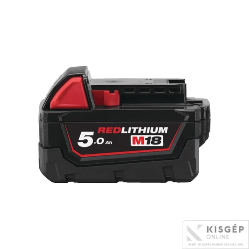 Milwaukee M18 B5  REDLITHIUM-ION AKKUMULÁTOR 18 V 5,0 AH