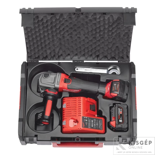 Milwaukee M18 CAG125X-0 akkus sarokcsiszoló 125mm