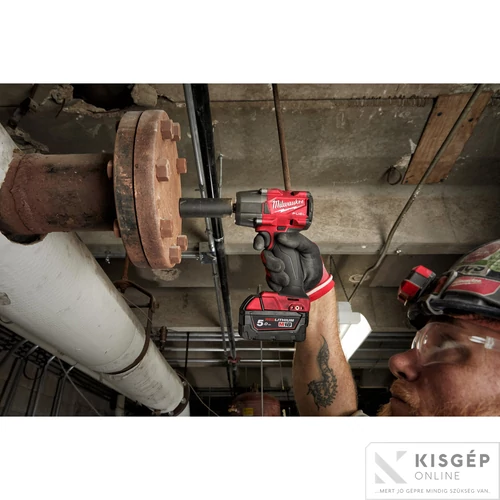 Milwaukee M18FMTIW2F12-502X  M18 FUEL™ KÖZEPES NYOMATÉKÚ ÜTVECSAVAROZÓ BIZTOSÍTÓGYŰRŰVEL
