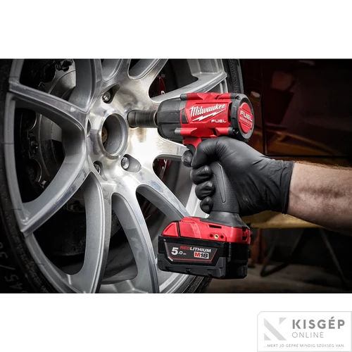 Milwaukee M18FMTIW2F12-502X  M18 FUEL™ KÖZEPES NYOMATÉKÚ ÜTVECSAVAROZÓ BIZTOSÍTÓGYŰRŰVEL