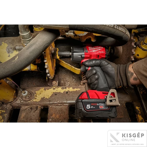 Milwaukee M18FMTIW2F12-502X  M18 FUEL™ KÖZEPES NYOMATÉKÚ ÜTVECSAVAROZÓ BIZTOSÍTÓGYŰRŰVEL