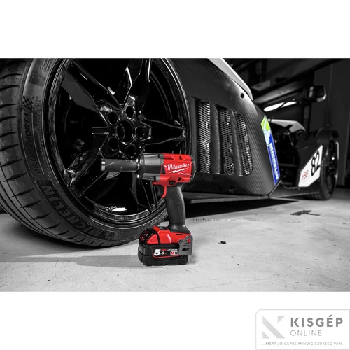 Milwaukee M18FMTIW2F12-502X  M18 FUEL™ KÖZEPES NYOMATÉKÚ ÜTVECSAVAROZÓ BIZTOSÍTÓGYŰRŰVEL
