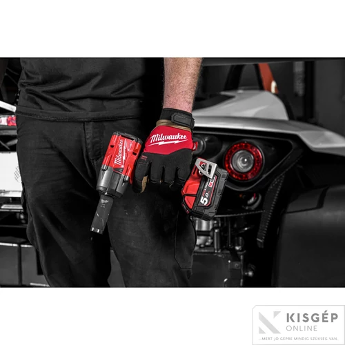 Milwaukee M18FMTIW2F12-502X  M18 FUEL™ KÖZEPES NYOMATÉKÚ ÜTVECSAVAROZÓ BIZTOSÍTÓGYŰRŰVEL