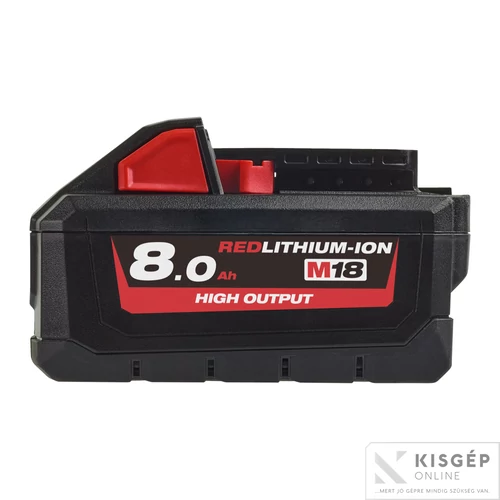 Milwaukee M18 HB8 M18™ High Output™ akkumulátor 18 V 8,0 Ah