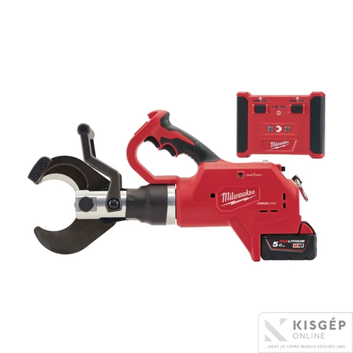 Milwaukee M18HCC75R-502C M18™ HIDRAULIKUS FÖLDALATTI  KÁBELVÁGÓ TÁVVEZÉRLŐVEL