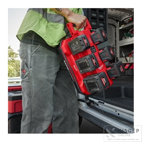 Milwaukee M18MPC6EU M18™ mobil PACKOUT™ 6 portos gyorstöltő