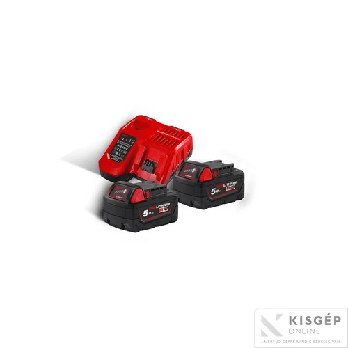Milwaukee M18NRG-502 M18™ NRG szett (2 x 5.0 Ah akkumulátor, M12-18 FC töltő)