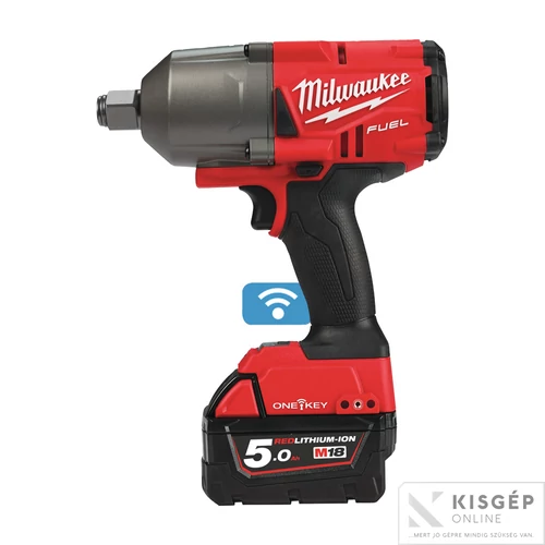 Milwaukee M18 ONEFHIWF34-502X ONE-KEY FUEL 3/4½ ütvecsavarozó, rögzítőgyűrűvel