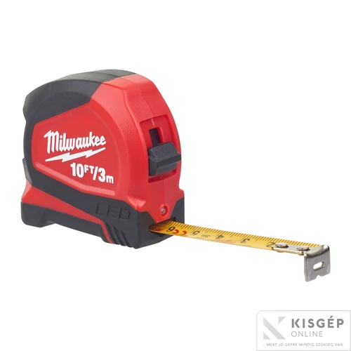 Milwaukee Mérőszalag LED világítással 3 m - 1 db