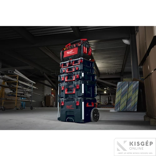 Milwaukee PACKOUT™ Tároló Láda 1  (Kerekes, 560 x 410 x 480) 1 db