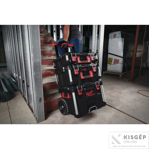 Milwaukee PACKOUT™ Tároló Láda 1  (Kerekes, 560 x 410 x 480) 1 db