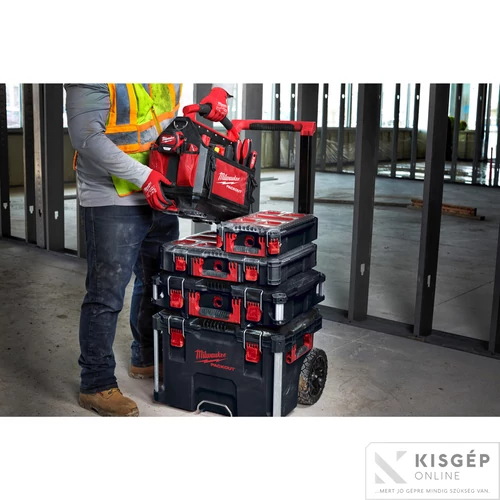 Milwaukee PACKOUT™ Tároló Láda 1  (Kerekes, 560 x 410 x 480) 1 db
