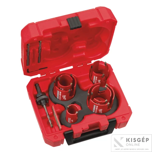 Milwaukee BIG HAWG™ készlet többféle anyaghoz 10 részes