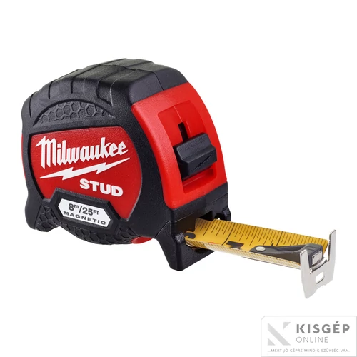 Milwaukee STUD Mágneses Mérőszalag 8 m / 33 mm  - 1 db