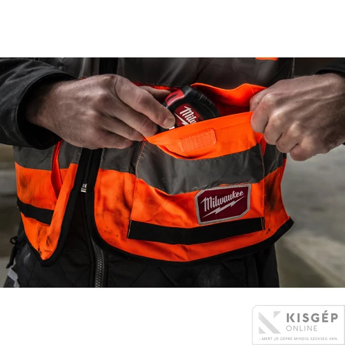 Milwaukee Prémium Láthatósági mellény, narancssárga - L/XL 1 db