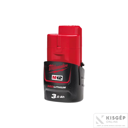 Milwaukee M12 B3 REDLITHIUM-ION AKKUMULÁTOR  12 V, 3,0 AH