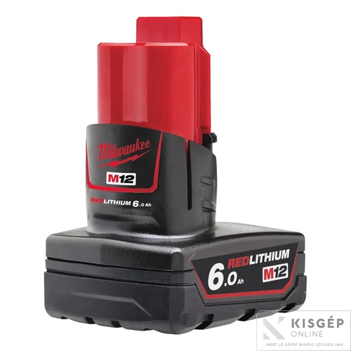 Milwaukee M12 B6  REDLITHIUM-ION AKKUMULÁTOR  12 V, 6,0 AH