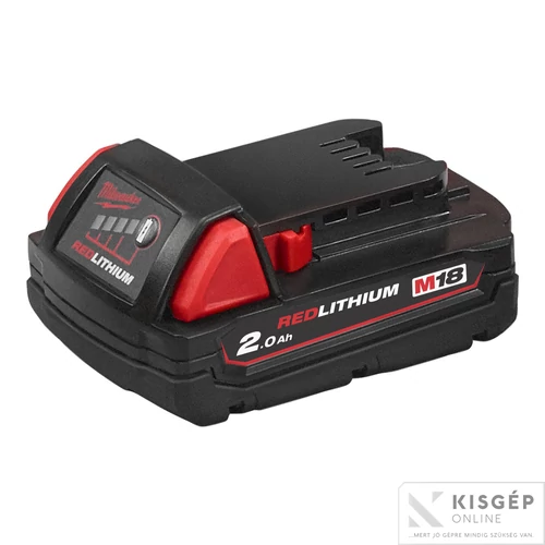 Milwaukee M18 B2  REDLITHIUM-ION AKKUMULÁTOR 18 V 2,0 AH