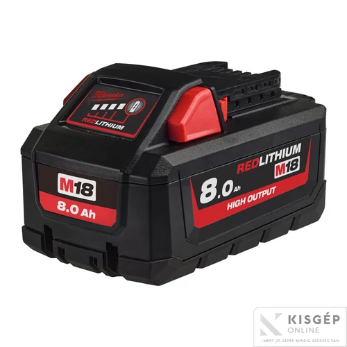 Milwaukee M18 HB8 M18™ High Output™ akkumulátor 18 V 8,0 Ah