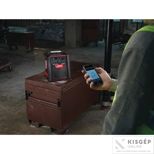 Milwaukee M18RC-0 bluetooth akkus rádió és töltő