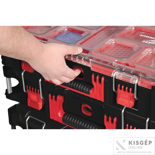 Milwaukee PACKOUT™ Rendszerező doboz nagy (500 x 380 x 120) 1 db