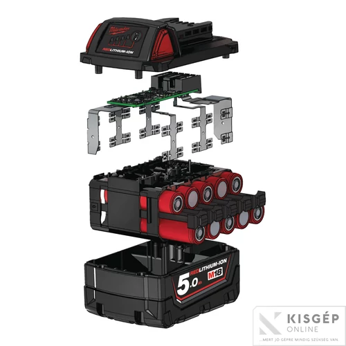 Milwaukee M18 B5  REDLITHIUM-ION AKKUMULÁTOR 18 V 5,0 AH