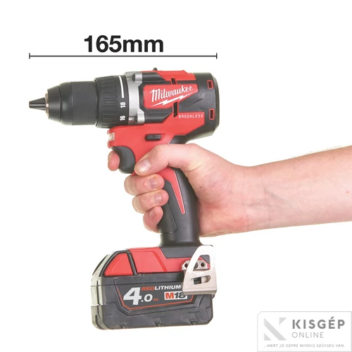 Milwaukee M18 CBLDD-0  M18™ kompakt szénkefe nélküli fúrócsavarozó