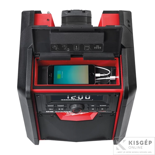 Milwaukee M18RC-0 bluetooth akkus rádió és töltő