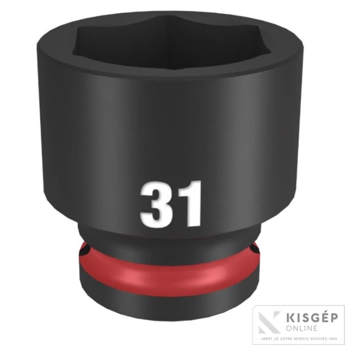 Milwaukee 1/2" Dugókulcs hatlapú, gépi, Rövid 31 mm - 1 db