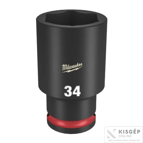 Milwaukee 1/2" Dugókulcs hatlapú, gépi, Hosszú 34 mm - 1 db
