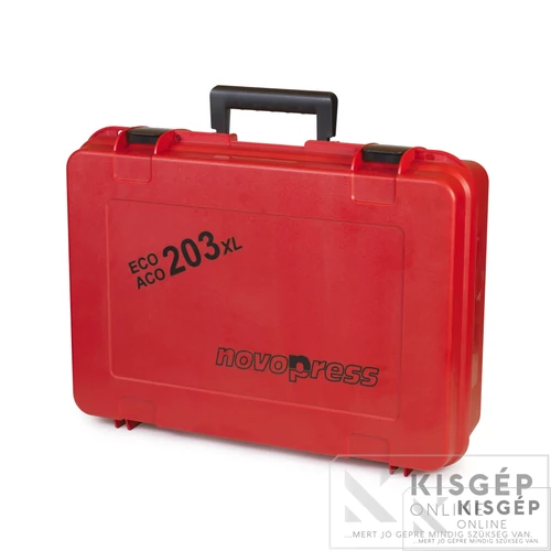 Novopress ACO203XLBT elektrohidraulikus akkumulátoros présszerszám, 18V, Bluetooth funkcióval