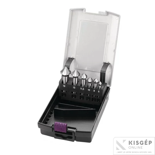 Optimum Menetfúró készlet 3-12 mm HSS, 15 részes