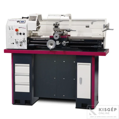 Optimum Esztergagép OPTI TU 3008 Vario (D300x800mm. 30-3000 f/p, 1,5kW/230V)