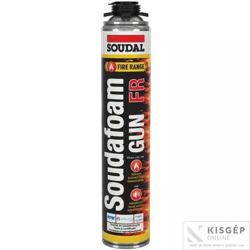 156200 Soudal purhab tűzvédelmi pisztolyos 750ml Soudafoam