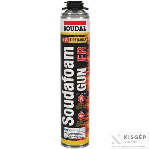 Soudal purhab tűzvédelmi pisztolyos 750ml Soudafoam