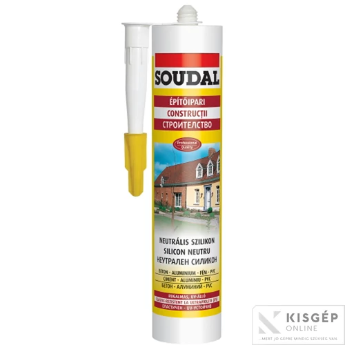 Soudal neutrális szilikon-fehér 280ml