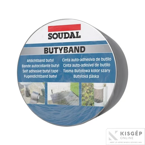 Soudal butyband alu tetőszigetelő - 10 cm x 10 m