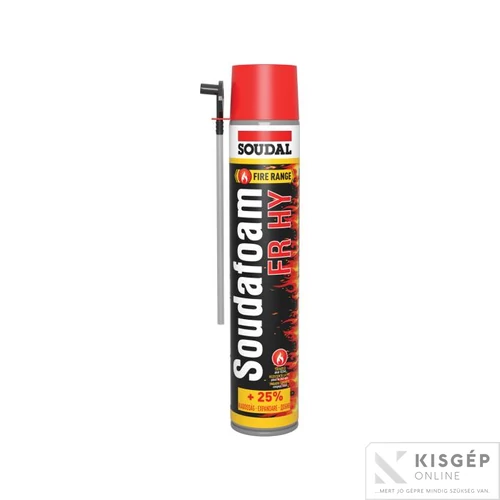 Soudal purhab tűzvédelmi kézi 750ml Soudafoam FR HY GUN