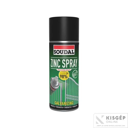 Soudal technikai zink Spray 400ml (matt)