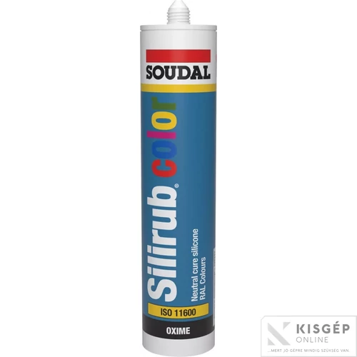 Soudal Silirub Color RAL:7016/300ml (antracitszürke)