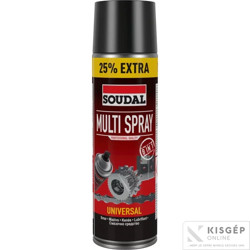 Soudal technikai multifunkciós Spray 500ml -8 funkció