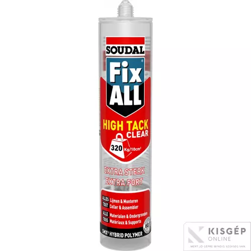 131747 Soudal fix all high tack clear 290 ml